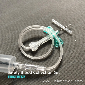 Safety Needle Set For Blood Collection CE